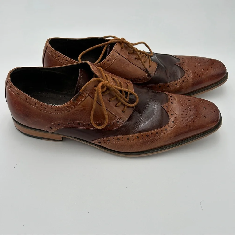 STACY ADAMS Men's Tinsley Wingtip Oxford Size 12